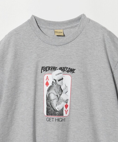 FUCKING AWESOME(ファッキングオーサム)の「<FUCKING AWESOME> Inde/Get High Tee AH/Tシャツ(Tシャツ/カットソー・メンズ・ライトグレー・M/L)」の3枚目の写真
