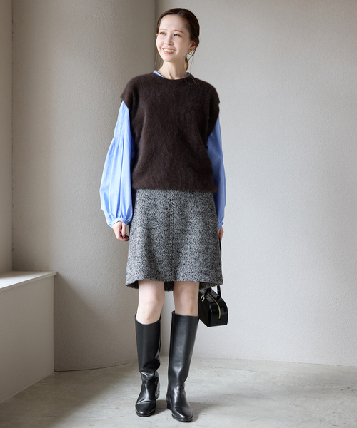 SLOBE IENA(スローブイエナ)の「《追加》SLOBE ロングブーツ(ブーツ・レディース・ブラック・23cm/23.5cm/24cm/24.5cm/25cm)」の2枚目の写真