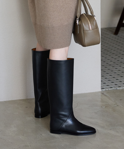 SLOBE IENA(スローブイエナ)の「《追加》SLOBE ロングブーツ(ブーツ・レディース・ブラック・23cm/23.5cm/24cm/24.5cm/25cm)」の8枚目の写真