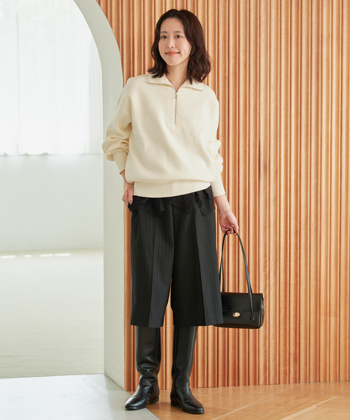 SLOBE IENA(スローブイエナ)の「《追加》SLOBE ロングブーツ(ブーツ・レディース・ブラック・23cm/23.5cm/24cm/24.5cm/25cm)」の13枚目の写真