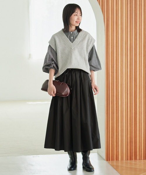 SLOBE IENA(スローブイエナ)の「《追加》SLOBE ロングブーツ(ブーツ・レディース・ブラック・23cm/23.5cm/24cm/24.5cm/25cm)」の14枚目の写真