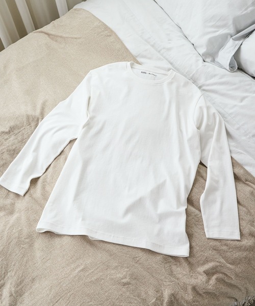 GLOBAL WORK(グローバルワーク)の「【Phiten】フライス長袖Tシャツ/879460(Tシャツ/カットソー・メンズ・ホワイト/ブラック/グレー・LARGE/SMALL/X-LARGE/MEDIUM)」の3枚目の写真