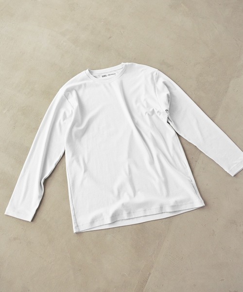 GLOBAL WORK(グローバルワーク)の「【Phiten】フライス長袖Tシャツ/879460(Tシャツ/カットソー・メンズ・ホワイト/ブラック/グレー・LARGE/SMALL/X-LARGE/MEDIUM)」の2枚目の写真