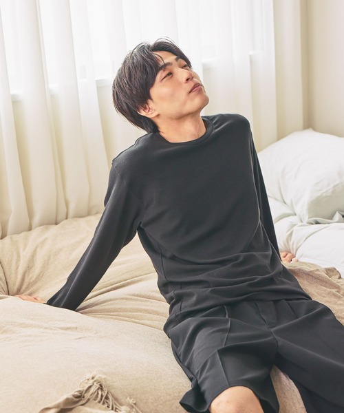 GLOBAL WORK(グローバルワーク)の「【Phiten】フライス長袖Tシャツ/879460(Tシャツ/カットソー・メンズ・ホワイト/ブラック/グレー・LARGE/SMALL/X-LARGE/MEDIUM)」の4枚目の写真
