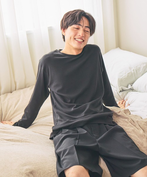 GLOBAL WORK(グローバルワーク)の「【Phiten】フライス長袖Tシャツ/879460(Tシャツ/カットソー・メンズ・ホワイト/ブラック/グレー・LARGE/SMALL/X-LARGE/MEDIUM)」の6枚目の写真