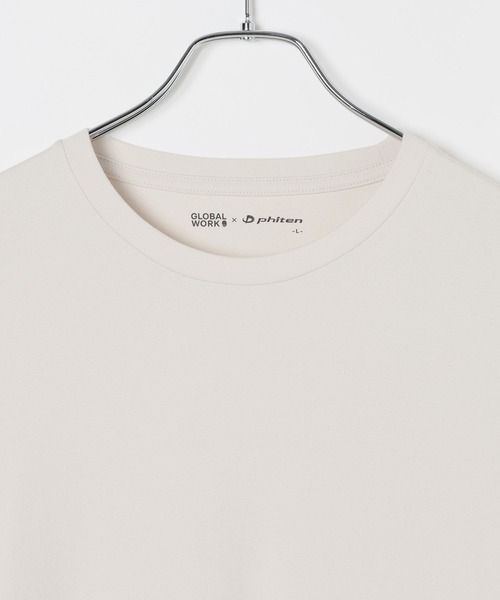 GLOBAL WORK(グローバルワーク)の「【Phiten】フライス長袖Tシャツ/879460(Tシャツ/カットソー・メンズ・ホワイト/ブラック/グレー・LARGE/SMALL/X-LARGE/MEDIUM)」の9枚目の写真