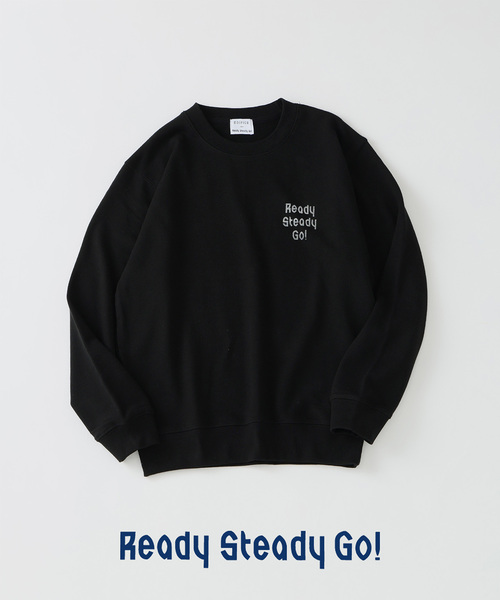 EDIFICE(エディフィス)の「Ready Steady Go! / レディーステディゴー 別注プリント スウェット(スウェット・メンズ・ホワイト/チャコールグレー/ブラック・SMALL/MEDIUM/LARGE)」の19枚目の写真