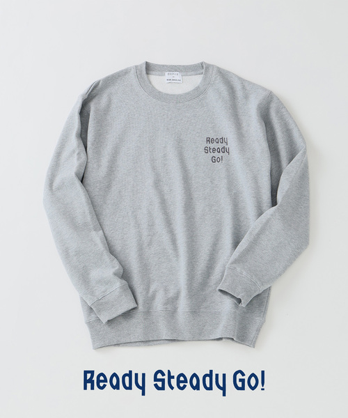 EDIFICE(エディフィス)の「Ready Steady Go! / レディーステディゴー 別注プリント スウェット(スウェット・メンズ・ホワイト/チャコールグレー/ブラック・SMALL/MEDIUM/LARGE)」の18枚目の写真
