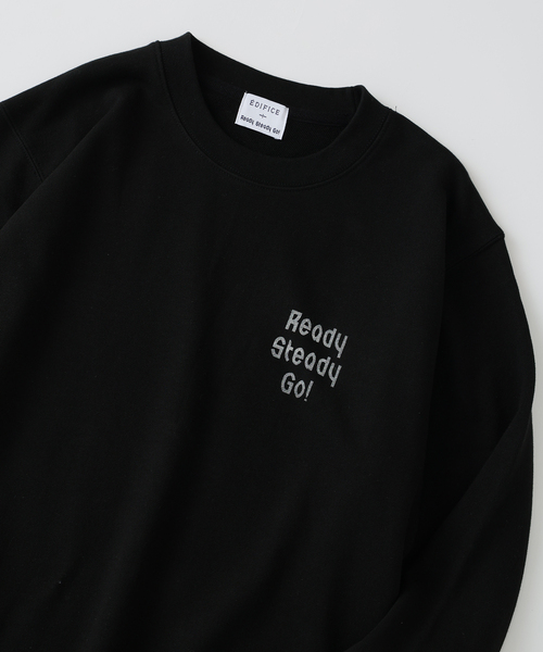 EDIFICE(エディフィス)の「Ready Steady Go! / レディーステディゴー 別注プリント スウェット(スウェット・メンズ・ホワイト/チャコールグレー/ブラック・SMALL/MEDIUM/LARGE)」の16枚目の写真