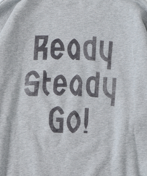 EDIFICE(エディフィス)の「Ready Steady Go! / レディーステディゴー 別注プリント スウェット(スウェット・メンズ・ホワイト/チャコールグレー/ブラック・SMALL/MEDIUM/LARGE)」の10枚目の写真