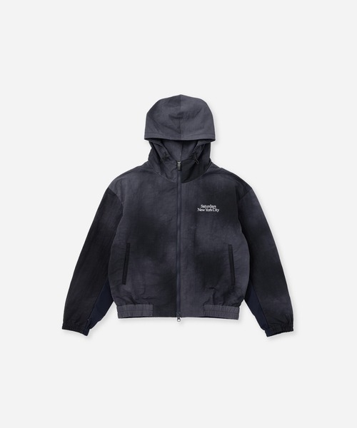 Saturdays Golf(サタデーズゴルフ)の「Marbledyed Zip Hoodie | WOMEN(ブルゾン・メンズ・グレー/ブラウン/ネイビー・S/M)」の3枚目の写真