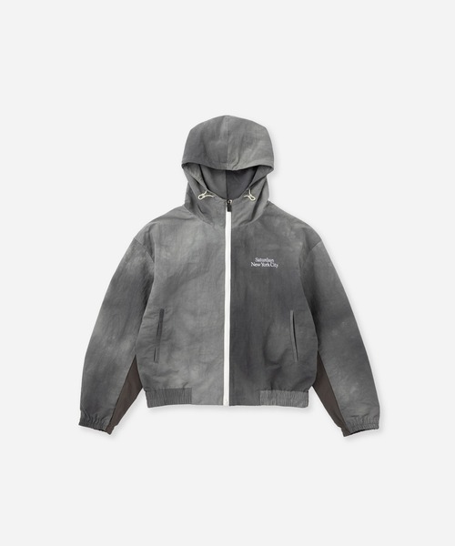 Saturdays Golf(サタデーズゴルフ)の「Marbledyed Zip Hoodie | WOMEN(ブルゾン・メンズ・グレー/ブラウン/ネイビー・S/M)」の1枚目の写真