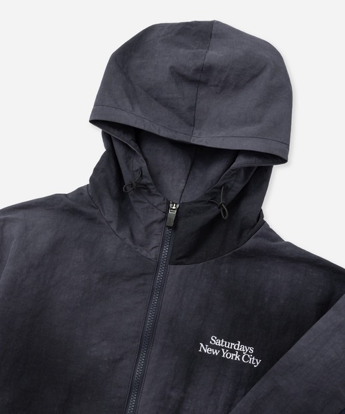 Saturdays Golf(サタデーズゴルフ)の「Marbledyed Zip Hoodie | WOMEN(ブルゾン・メンズ・グレー/ブラウン/ネイビー・S/M)」の4枚目の写真
