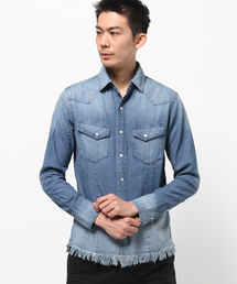 VENCEEXCHANGE | フリンジデニムシャツ(シャツ/ブラウス)