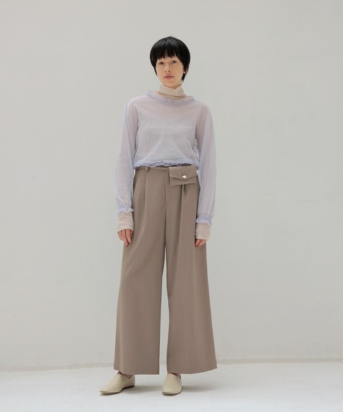ODAKHA(オダカ)の「【ODAKHA/オダカ】Suspended Dheerknit(ニット/セーター・レディース・ライトパープル/ブラック・38)」の5枚目の写真