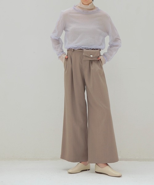 ODAKHA(オダカ)の「【ODAKHA/オダカ】Suspended Dheerknit(ニット/セーター・レディース・ライトパープル/ブラック・38)」の6枚目の写真