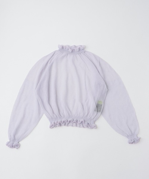 ODAKHA(オダカ)の「【ODAKHA/オダカ】Suspended Dheerknit(ニット/セーター・レディース・ライトパープル/ブラック・38)」の13枚目の写真