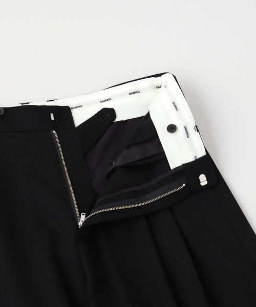 DAIRIKU（ダイリク）の「DAIRIKU / ダイリク "Billy" Sailor Super Wide Slacks（スラックス・メンズ・ブラック・MEDIUM/SMALL）」の8枚目の写真