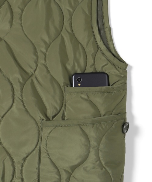 GRIP SWANY(グリップスワニー)の「【GSWV‐294】 QUILTING VEST(ベスト・レディース・ブラック/オリーブ・FREE)」の7枚目の写真