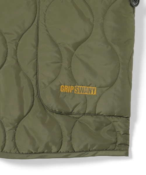 GRIP SWANY(グリップスワニー)の「【GSWV‐294】 QUILTING VEST(ベスト・レディース・ブラック/オリーブ・FREE)」の10枚目の写真