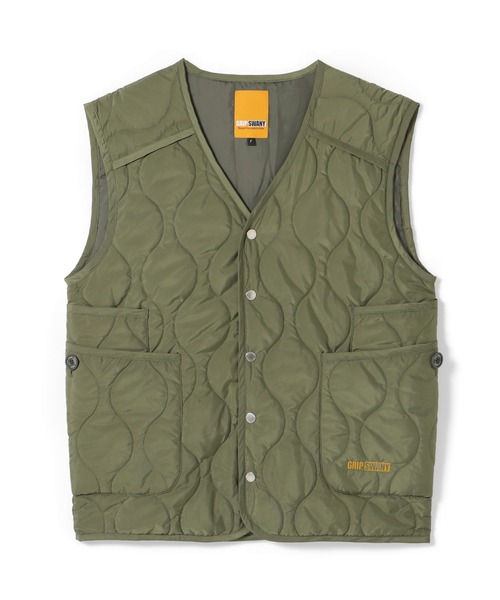 GRIP SWANY(グリップスワニー)の「【GSWV‐294】 QUILTING VEST(ベスト・レディース・ブラック/オリーブ・FREE)」の3枚目の写真