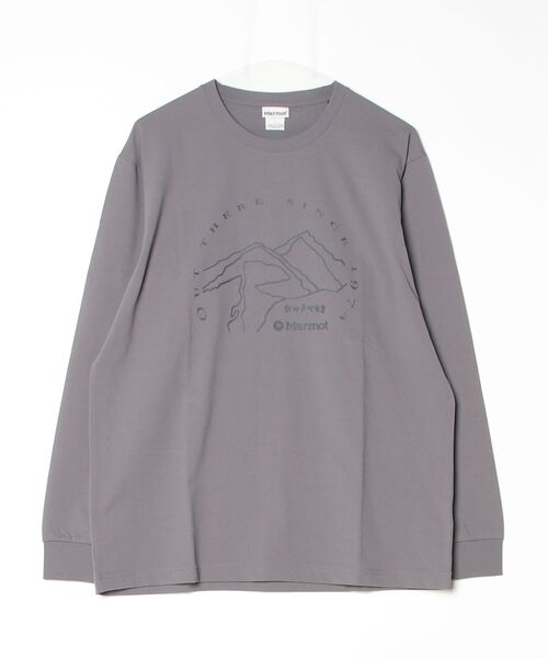 MARMOT(マーモット)の「マーモット Marmot Mt.Everest L/S T-Shirt(Tシャツ/カットソー・メンズ・グレー/ブラック・M/L/LL)」の2枚目の写真