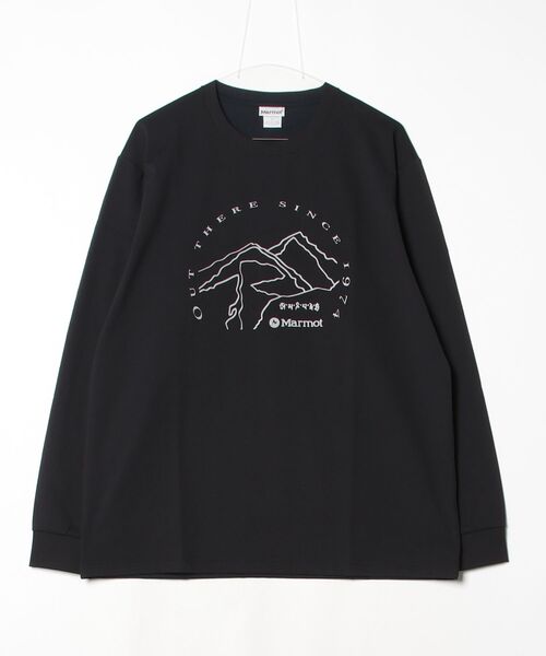 MARMOT(マーモット)の「マーモット Marmot Mt.Everest L/S T-Shirt(Tシャツ/カットソー・メンズ・グレー/ブラック・M/L/LL)」の1枚目の写真