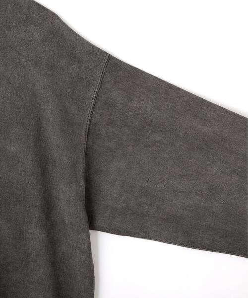 YLEVE(イレーヴ)の「YLEVE / OPEN END COTTON PIGMENT DYE HENRY NECK PULL OVER(Tシャツ/カットソー・メンズ・グレー/ホワイト・5)」の12枚目の写真