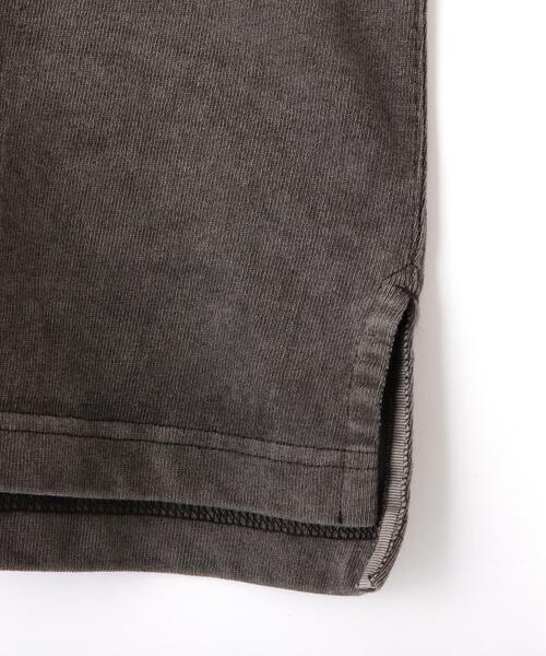YLEVE(イレーヴ)の「YLEVE / OPEN END COTTON PIGMENT DYE HENRY NECK PULL OVER(Tシャツ/カットソー・メンズ・グレー/ホワイト・5)」の14枚目の写真