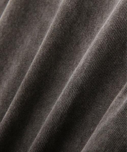 YLEVE(イレーヴ)の「YLEVE / OPEN END COTTON PIGMENT DYE HENRY NECK PULL OVER(Tシャツ/カットソー・メンズ・グレー/ホワイト・5)」の15枚目の写真