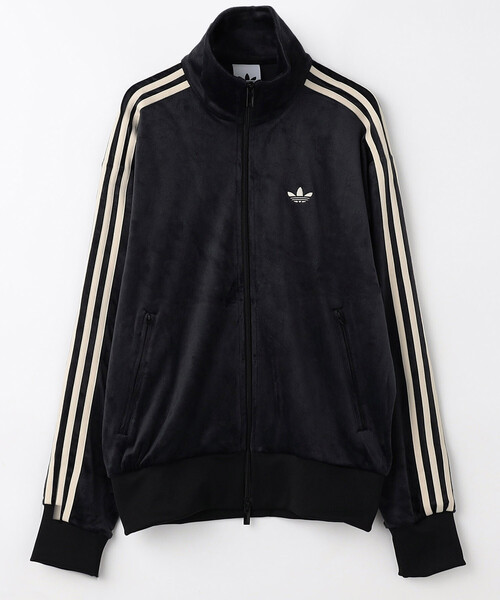 アディダス　ファイヤーバードジャージ　シャドーロゴ　総柄　トレフォイル adidas/アディダス FIREBIRD VELOUR TRACK TOP / ファイヤーバード