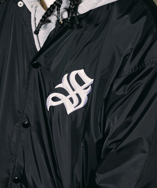 Subciety(サブサエティ)の「Nylon stadium jkt(ブルゾン・メンズ・ブラック/バーガンディー/ブルー・M/XL/XXL/S/L)」の7枚目の写真