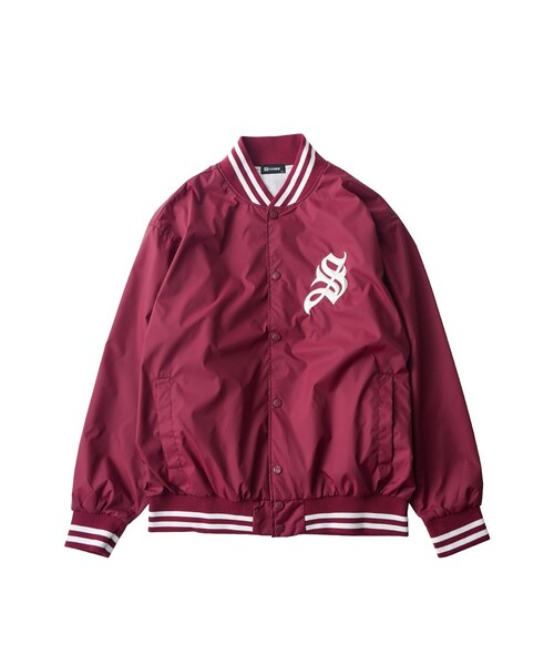 Subciety(サブサエティ)の「Nylon stadium jkt(ブルゾン・メンズ・ブラック/バーガンディー/ブルー・M/XL/XXL/S/L)」の14枚目の写真