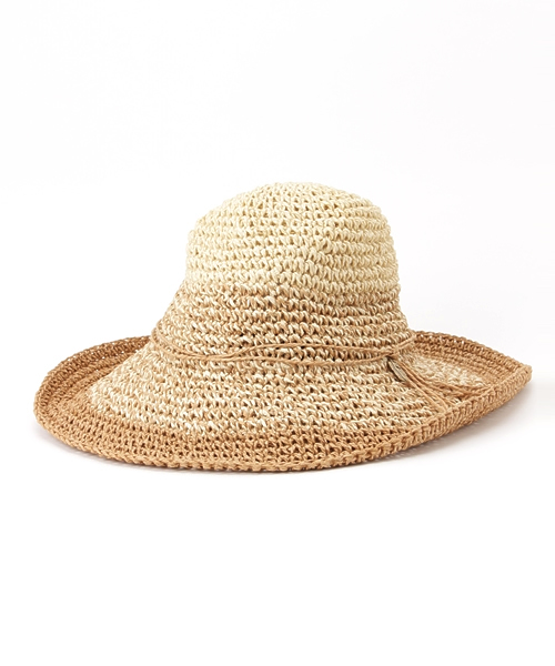 チャイハネ（チャイハネ）の「【チャイハネ】グラデーションつば広ハット（ハット・レディース・ベージュ/ネイビー/ブラウン・FREE）」の9枚目の写真