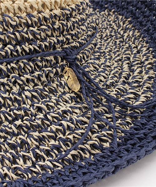 チャイハネ（チャイハネ）の「【チャイハネ】グラデーションつば広ハット（ハット・レディース・ベージュ/ネイビー/ブラウン・FREE）」の5枚目の写真