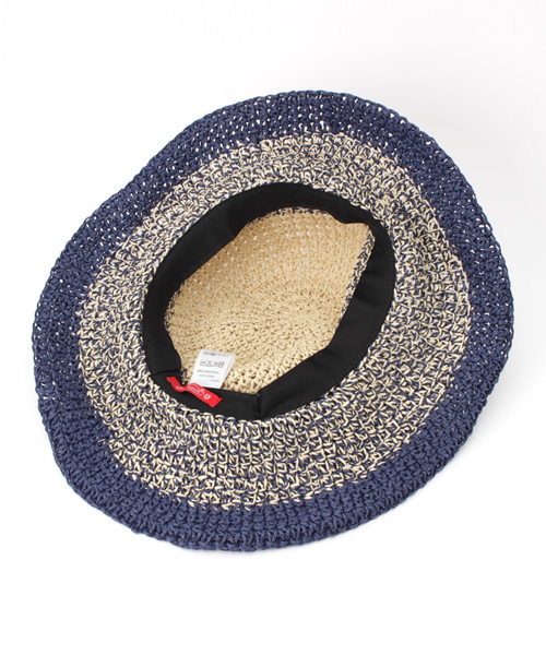 チャイハネ（チャイハネ）の「【チャイハネ】グラデーションつば広ハット（ハット・レディース・ベージュ/ネイビー/ブラウン・FREE）」の6枚目の写真