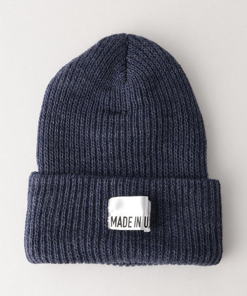 green label relaxing（グリーンレーベルリラクシング）の「BC MADE IN USA ビーニーキャップ ◆（ニットキャップ/ビーニー・メンズ・ブラック/ダークグレー/ブラウン/ワインレッド/オレンジ系その他/オリーブ/ロイヤルブルー/ネイビー/その他1/ターコイズブルー/ダークグリーン/ダークブラウン・FREE）」の9枚目の写真