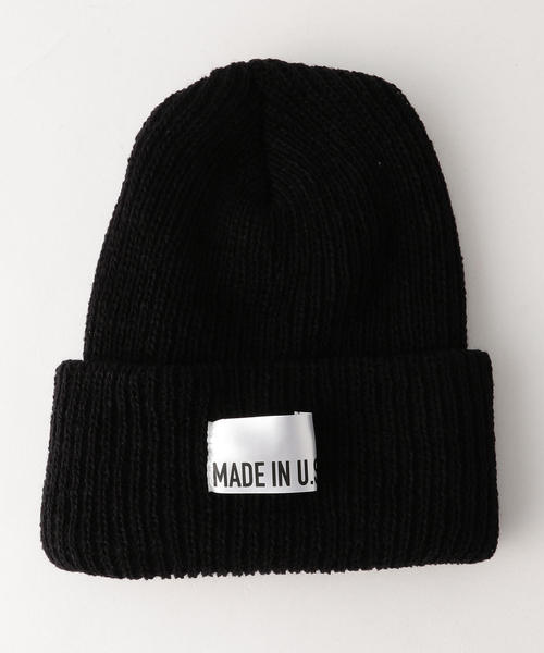 green label relaxing（グリーンレーベルリラクシング）の「BC MADE IN USA ビーニーキャップ ◆（ニットキャップ/ビーニー・メンズ・ブラック/ダークグレー/ブラウン/ワインレッド/オレンジ系その他/オリーブ/ロイヤルブルー/ネイビー/その他1/ターコイズブルー/ダークグリーン/ダークブラウン・FREE）」の15枚目の写真