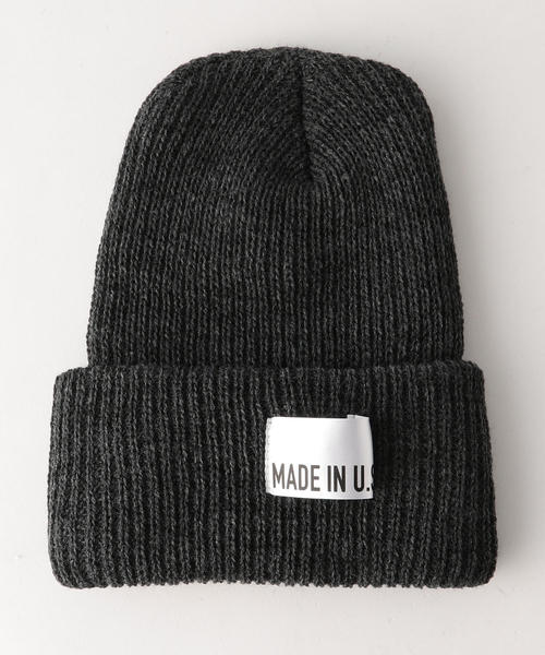 green label relaxing（グリーンレーベルリラクシング）の「BC MADE IN USA ビーニーキャップ ◆（ニットキャップ/ビーニー・メンズ・ブラック/ダークグレー/ブラウン/ワインレッド/オレンジ系その他/オリーブ/ロイヤルブルー/ネイビー/その他1/ターコイズブルー/ダークグリーン/ダークブラウン・FREE）」の16枚目の写真