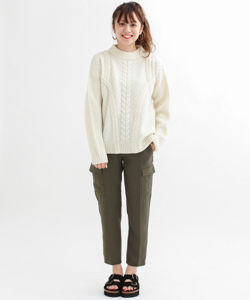 URBAN RESEARCH Sonny Label(アーバンリサーチサニーレーベル)の「Sonny Label テーパードカーゴパンツ(その他パンツ・レディース・カーキ/ネイビー・36/38)」の16枚目の写真