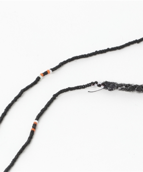 mikia（ミキア）の「【MIKIA】 TRADEBEADS（ネックレス・メンズ・ブラック/レッド・F）」の3枚目の写真