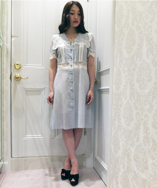 Verybrain ベリーブレイン の シアーコットンセーラーワンピース ワンピース Wear