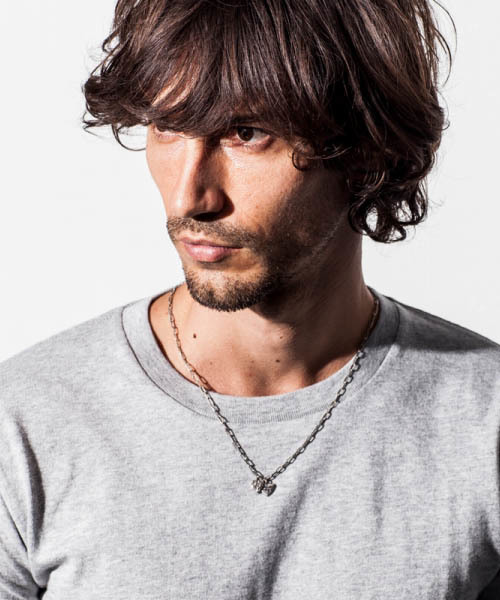 NUMBER (N)INE DENIM（ナンバーナインデニム）の「NUMBER (N)INE DENIM(ナンバーナインデニム)2連ピックチェーンネックレス（ネックレス・メンズ・シルバー系その他/ゴールド/ブラック系その他/シルバー/ブラック・FREE）」の11枚目の写真