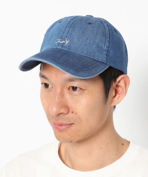 GLOBAL WORK（グローバルワーク）の「【快適機能付き】ウォッシュローキャップ/745640（キャップ・メンズ・ベージュ/ブルー/ブラック/ホワイト/ブルー系その他/ネイビー/ダークブルー・FREE）」の6枚目の写真