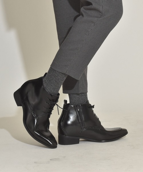 SVEC（シュベック）の「インヒール ドレスブーツ ビジネス / インヒール内蔵シューズ（ブーツ・レディース・ブラック/ホワイト/ブラウン・S/L/XL/XX-LARGE/M）」の9枚目の写真