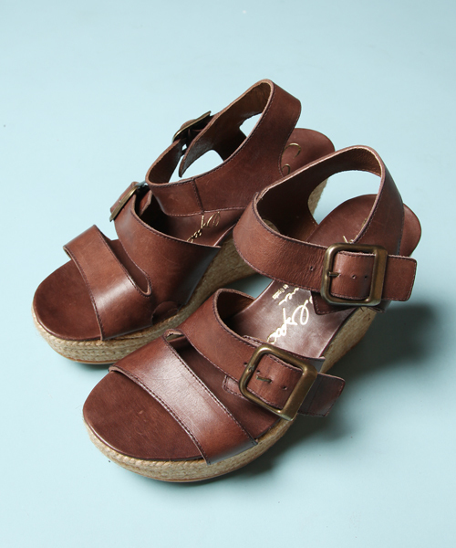 CIAOPANIC（チャオパニック）の「GAIMO×Ciaopanic3ベルトウェッジ（サンダル・レディース・モカ/キャメル/レッド・22.5cm/23.5cm/24.5cm）」の13枚目の写真