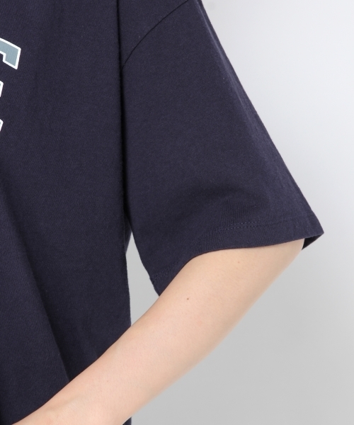 studio CLIP（スタディオクリップ）の「フレンチロゴプリントTシャツ（Tシャツ/カットソー・レディース・ネイビー/スモーク/ブラウン系その他/オフホワイト・MEDIUM/LARGE）」の12枚目の写真