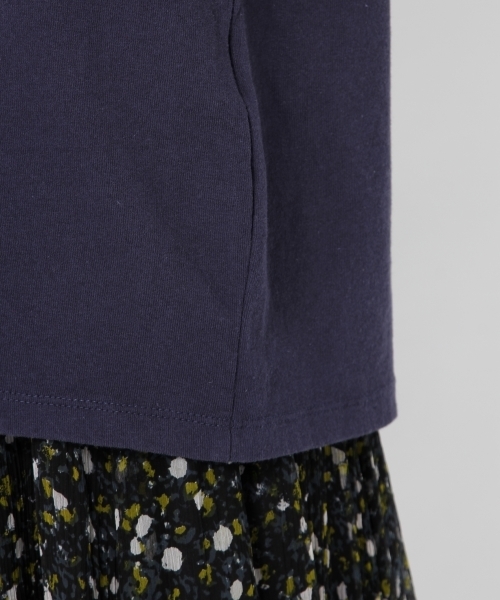 studio CLIP（スタディオクリップ）の「フレンチロゴプリントTシャツ（Tシャツ/カットソー・レディース・ネイビー/スモーク/ブラウン系その他/オフホワイト・MEDIUM/LARGE）」の11枚目の写真