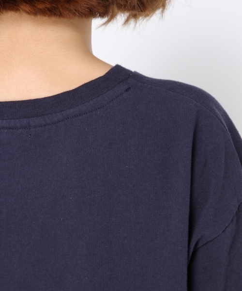 studio CLIP（スタディオクリップ）の「フレンチロゴプリントTシャツ（Tシャツ/カットソー・レディース・ネイビー/スモーク/ブラウン系その他/オフホワイト・MEDIUM/LARGE）」の7枚目の写真