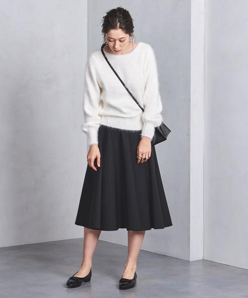 らぶり　sct6 サイモンカーター uac124 ユナイテッドアローズ UNITED ARROWS（ユナイテッドアローズ）の「○UWCS P/R フレアスカート